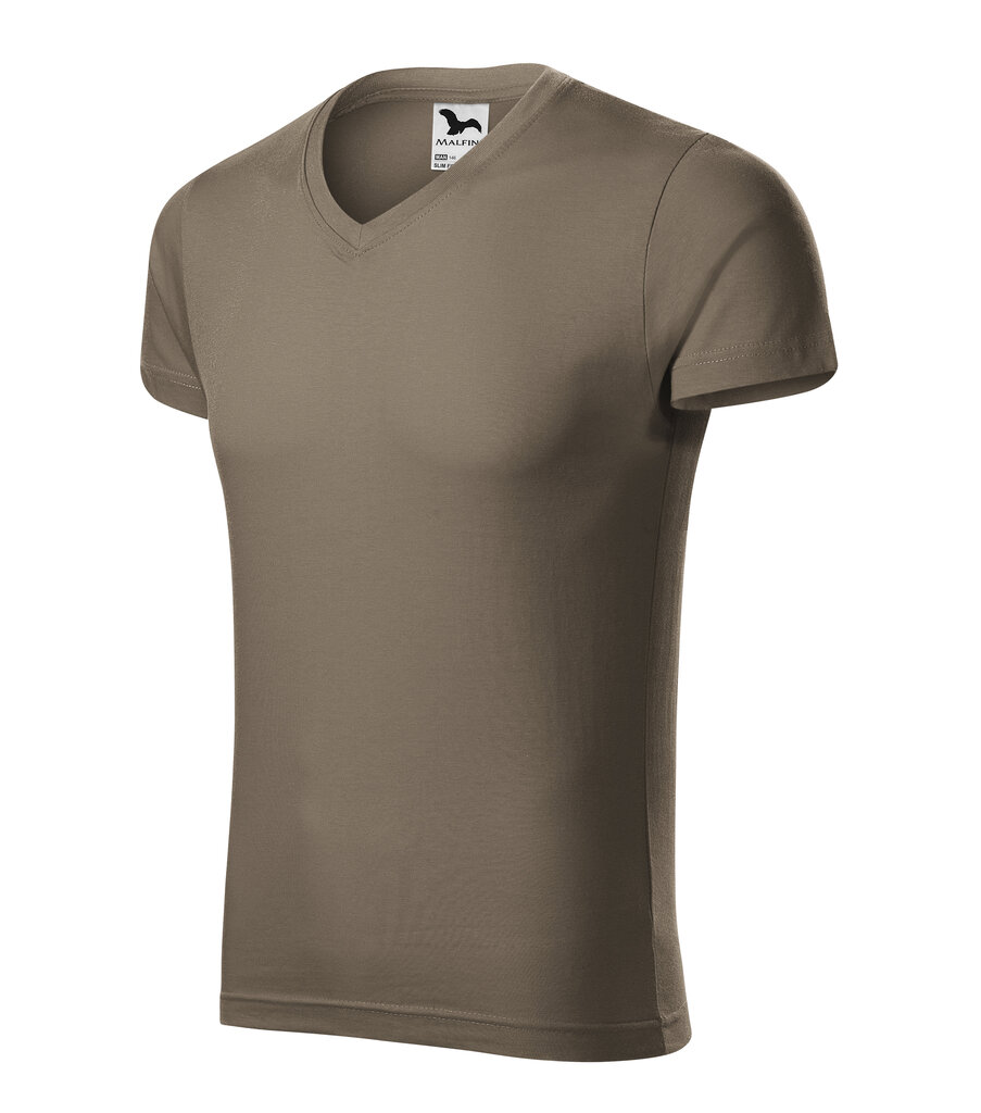 Slim Fit T-krekls ar kakla izgriezumu vīriešiem цена и информация | Vīriešu T-krekli | 220.lv