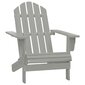 vidaXL dārza krēsls, koks, pelēks cena un informācija | Dārza krēsli | 220.lv