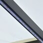 vidaXL izvelkama markīze ar LED, manuāla, 300x250 cm, krēmkrāsā cena un informācija | Saulessargi, markīzes un statīvi | 220.lv