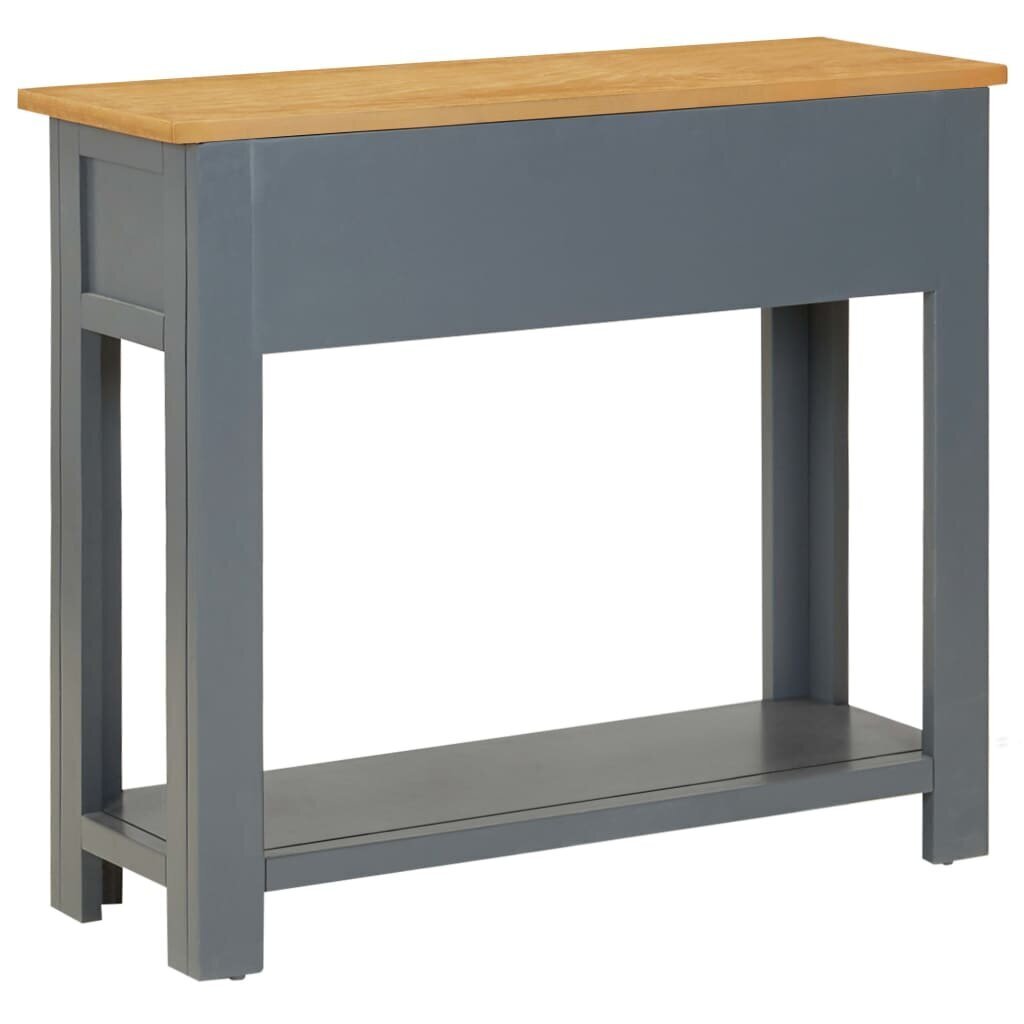 vidaXL konsoles galdiņš, 83x30x73 cm, ozola masīvkoks cena un informācija | Konsoles galdiņi | 220.lv
