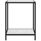 vidaXL konsoles galdiņš, balts, 60x35x75 cm, rūdīts stikls цена и информация | Konsoles galdiņi | 220.lv