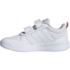 Bērnu sporta apavi Adidas Tensaur C EF1097, balti/rozā цена и информация | Детская спортивная обувь | 220.lv