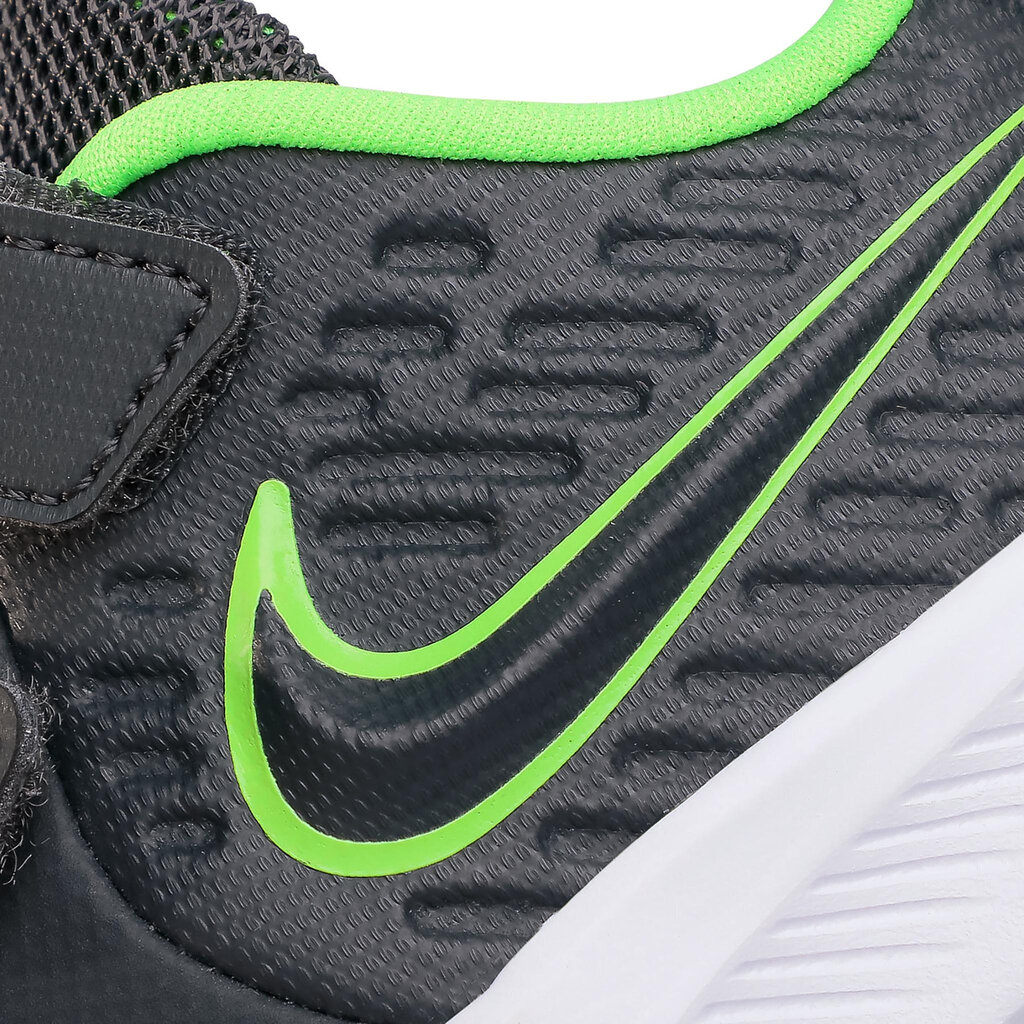 Sportiska stila apavi Nike Star Runner 2 Grey Green cena un informācija | Sporta apavi bērniem | 220.lv