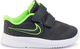 Sportiska stila apavi Nike Star Runner 2 Grey Green cena un informācija | Sporta apavi bērniem | 220.lv