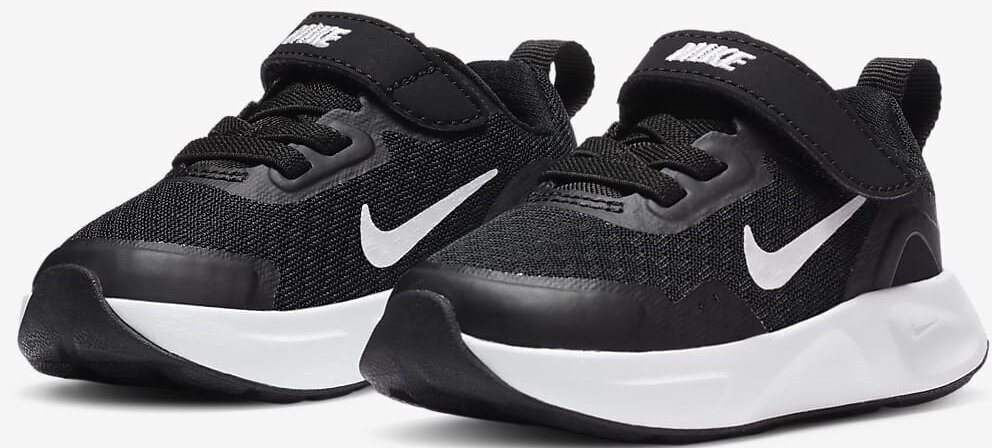 Sportiska stila apavi bērniem - Nike Wearallday Black cena un informācija | Sporta apavi bērniem | 220.lv