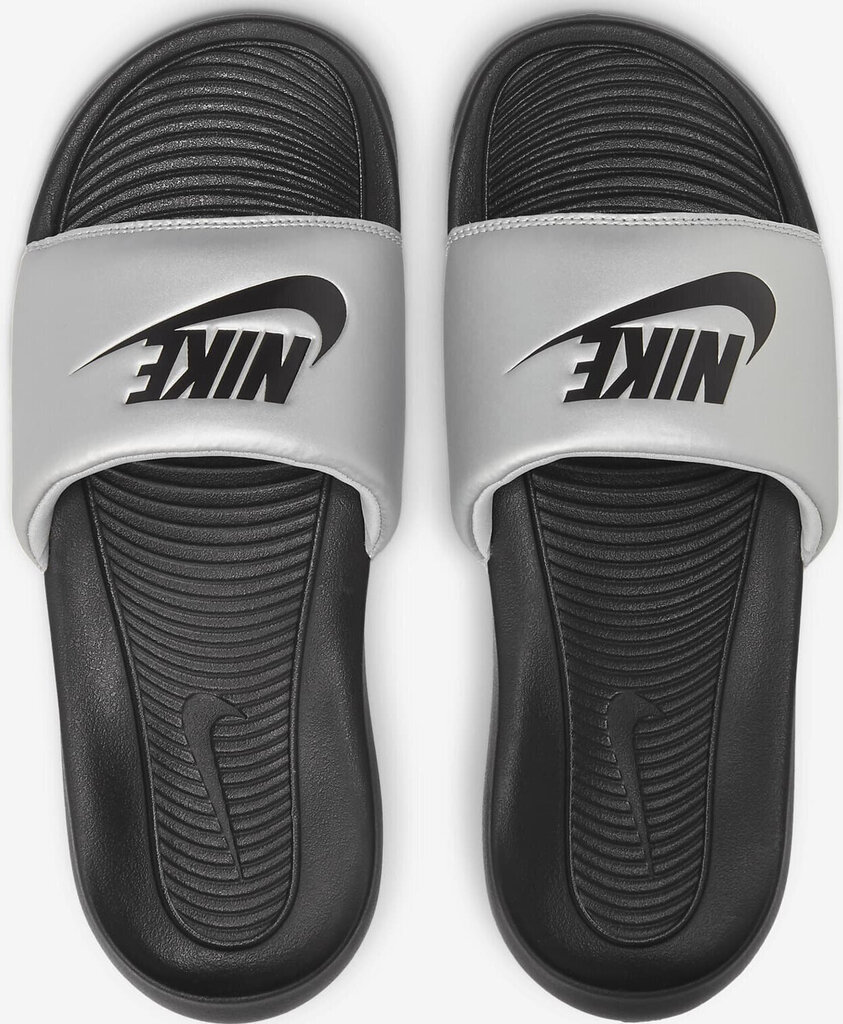 Pludmales čības sievietēm - Nike Victori One Slide Black Silver cena un informācija | Iešļūcenes, čības sievietēm | 220.lv