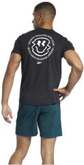 T-krekls vīriešiem - Reebok Re Speedwick Graphi Black cena un informācija | Sporta apģērbs vīriešiem | 220.lv