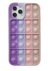 Hallo POP IT pretstresa silikona maciņš priekš Apple iPhone 12 Pro Max, Violets-rozā цена и информация | Чехлы для телефонов | 220.lv