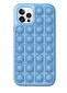 Hallo POP IT pretstresa silikona maciņš priekš Apple iPhone 12 Pro Max, Rozā-zils cena un informācija | Telefonu vāciņi, maciņi | 220.lv