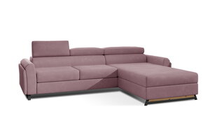Stūra dīvāns NORE Mariall 04, rozā cena un informācija | Stūra dīvāni | 220.lv