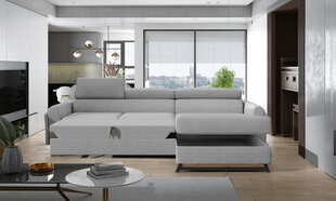 Stūra dīvāns NORE Mariall 20, smilškrāsas cena un informācija | Stūra dīvāni | 220.lv