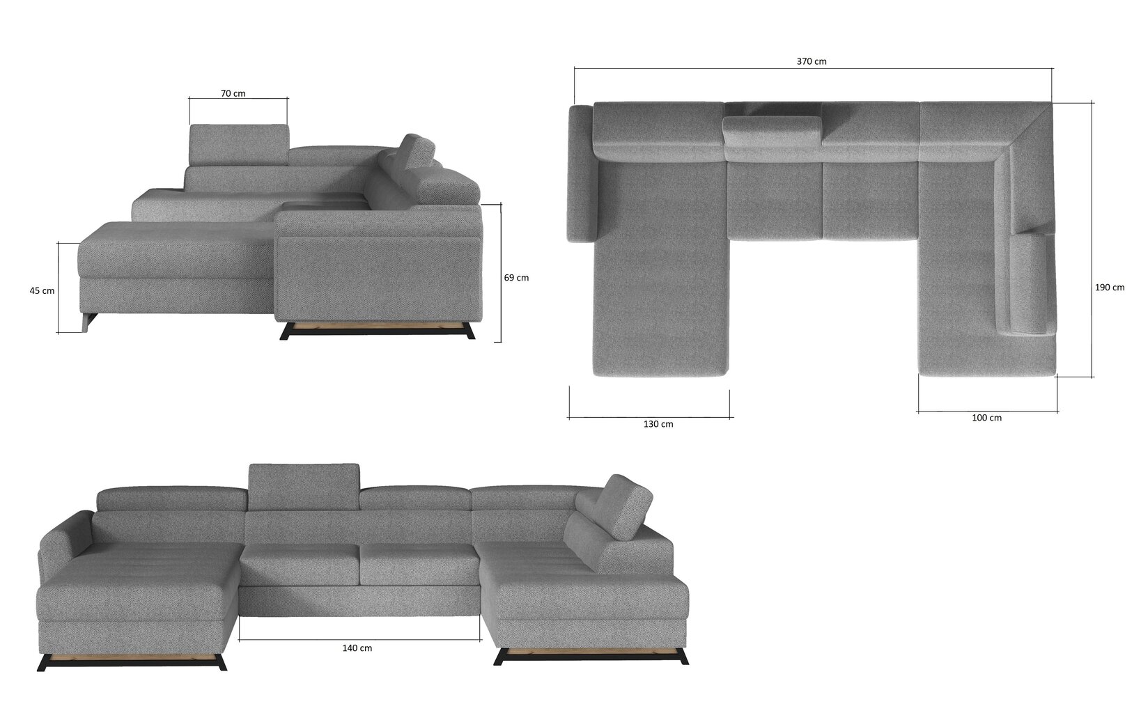 Stūra dīvāns NORE Josette 02, brūns cena un informācija | Stūra dīvāni | 220.lv