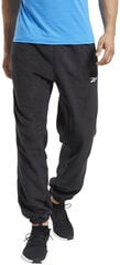 Брюки спортивные для мужчин Reebok Workout Fleece Pants Black, черные цена и информация | Мужская спортивная одежда | 220.lv