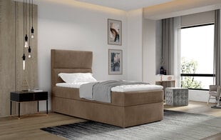 Кровать NORE Arco 03, 90x200 см, бежевая цена и информация | Кровати | 220.lv