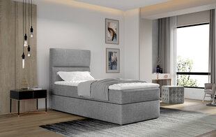 Кровать NORE Arco 09, 90x200 см, серая цена и информация | Кровати | 220.lv