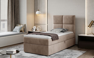 Кровать Nore Rivia 02, 90x200 см, бежевая цена и информация | Кровати | 220.lv