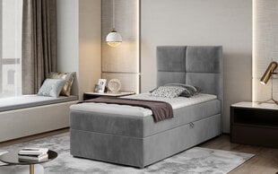 Кровать Nore Rivia 10, 90x200 см, серая цена и информация | Кровати | 220.lv