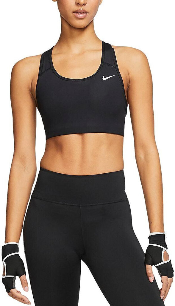 Sporta krūšturis sievietēm - Nike Swoosh Bra Non Pad Black cena un informācija | Sporta apģērbs sievietēm | 220.lv