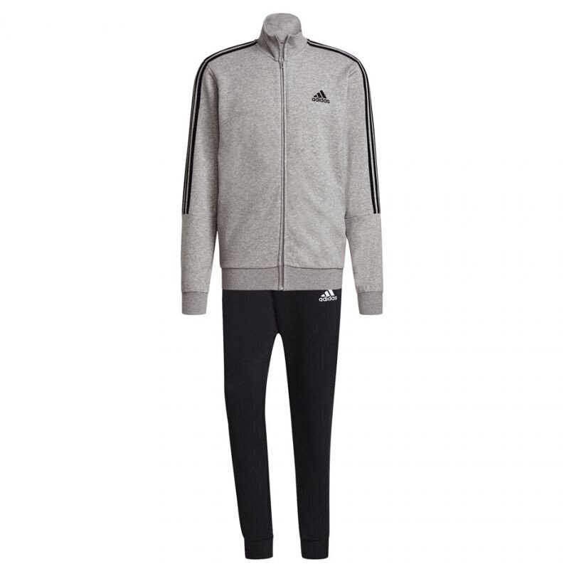 Sporta tērps vīriešiem - Adidas M 3s Ft Tt Ts Grey Black цена и информация | Sporta apģērbs vīriešiem | 220.lv