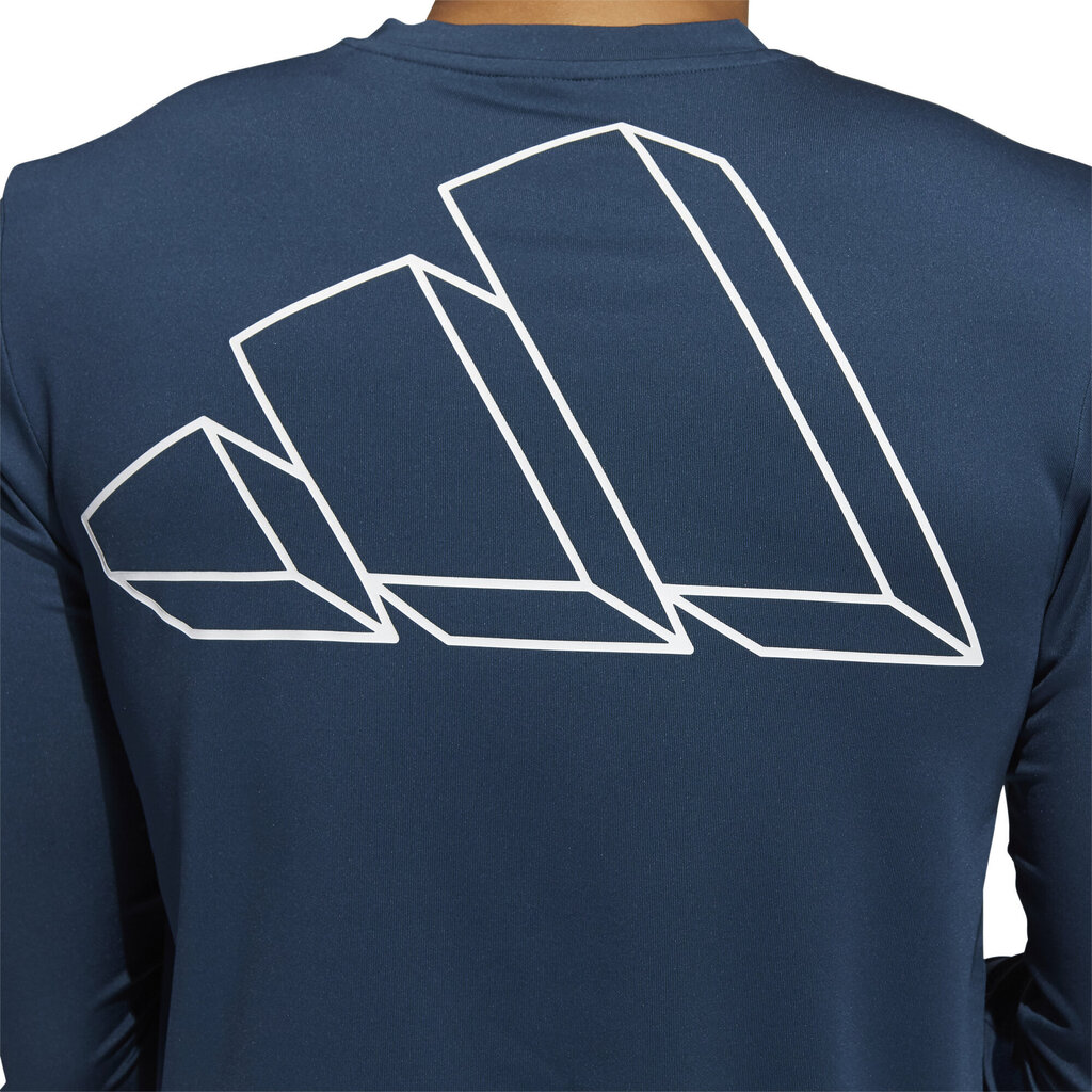 T-krekls ar garām piedurknēm vīriešiem - Adidas Fb Hype Ls Tee Blue цена и информация | Sporta apģērbs vīriešiem | 220.lv