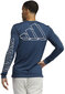T-krekls ar garām piedurknēm vīriešiem - Adidas Fb Hype Ls Tee Blue цена и информация | Sporta apģērbs vīriešiem | 220.lv