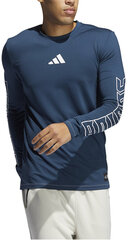 Adidas Футболки Длинные рукaва Для мужчин Fb Hype Ls Tee Blue цена и информация | Мужская спортивная одежда | 220.lv