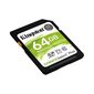 Kingstom Canvas Select Plus SDXC 64GB cena un informācija | USB Atmiņas kartes | 220.lv