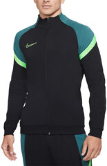 Nike Свитера на молнии Для мужчин M Nk Dry Acd Trk Jkt Black Green цена и информация | Мужские толстовки | 220.lv