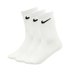 Носки Nike Everyday Ltwt Crew, 3 пары, белые цена и информация | Мужские носки | 220.lv