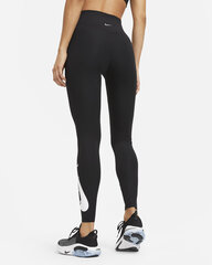 Nike Леггинсы W Nk Swoosh Run Tight 7/8 Black цена и информация | Спортивная одежда для женщин | 220.lv