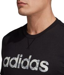 T-krekls vīriešiem - Adidas E Camo Lin Tee Black cena un informācija | Vīriešu T-krekli | 220.lv