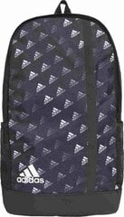 Mugursoma - Adidas Graphic Bp Lin Black цена и информация | Рюкзаки и сумки | 220.lv