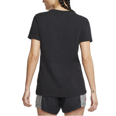 T-krekls sievietēm - Nike Nk Df Tee Dfc Crew Black cena un informācija | Sporta apģērbs sievietēm | 220.lv