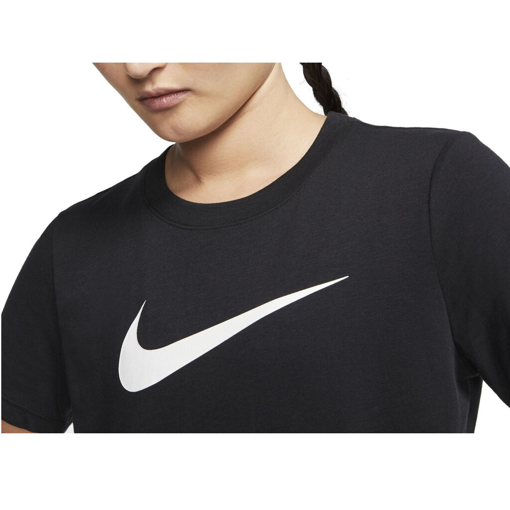 T-krekls sievietēm - Nike Nk Df Tee Dfc Crew Black cena un informācija | Sporta apģērbs sievietēm | 220.lv