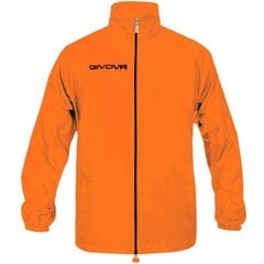 Спортивная куртка для мужчин Givova Rain Basico Fluo RJ001 0028, 50325 цена и информация | Мужская спортивная одежда | 220.lv