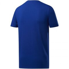 Спортивная футболка мужская Reebok Wor We Commercial SS Tee M FP9100, синяя цена и информация | Мужская спортивная одежда | 220.lv