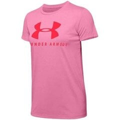 Футболка спортивная женская Under Armour Graphic Sportstyle Classic Crew W 1346844-691, 52826, розовая цена и информация | Спортивная одежда для женщин | 220.lv