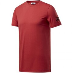 Vīriešu sporta T-krekls Reebok Wor WE Commercial SS Tee M FP9103, sarkans cena un informācija | Sporta apģērbs vīriešiem | 220.lv