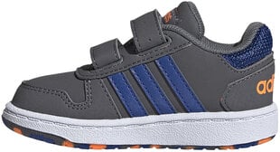 Детские кеды Adidas Hoops 2.0 Cmf I Grey цена и информация | Детская спортивная обувь | 220.lv