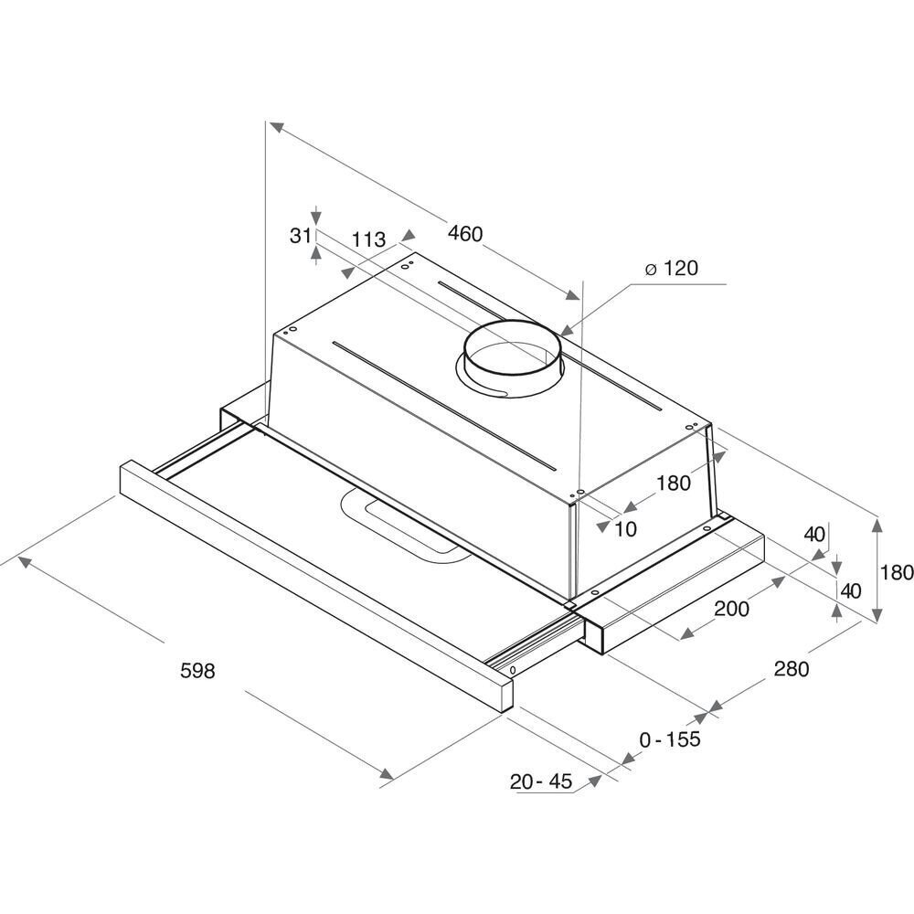 Whirlpool AKR 749/1 X цена и информация | Tvaika nosūcēji | 220.lv