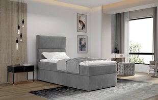 Кровать NORE Arco 07, 90x200 см, серая цена и информация | Кровати | 220.lv