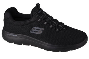 Мужские кеды Skechers Summits 52811-BBK, черные цена и информация | Кроссовки мужские | 220.lv