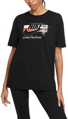 T-krekls sievietēm - Nike W Nsw Tee SS Collage Black cena un informācija | Blūzes, sieviešu krekli | 220.lv
