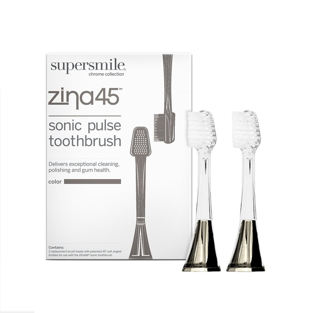 Supersmile Zina45™ Deluxe Sonic Pulse цена и информация | Uzgaļi elektriskajām zobu birstēm | 220.lv
