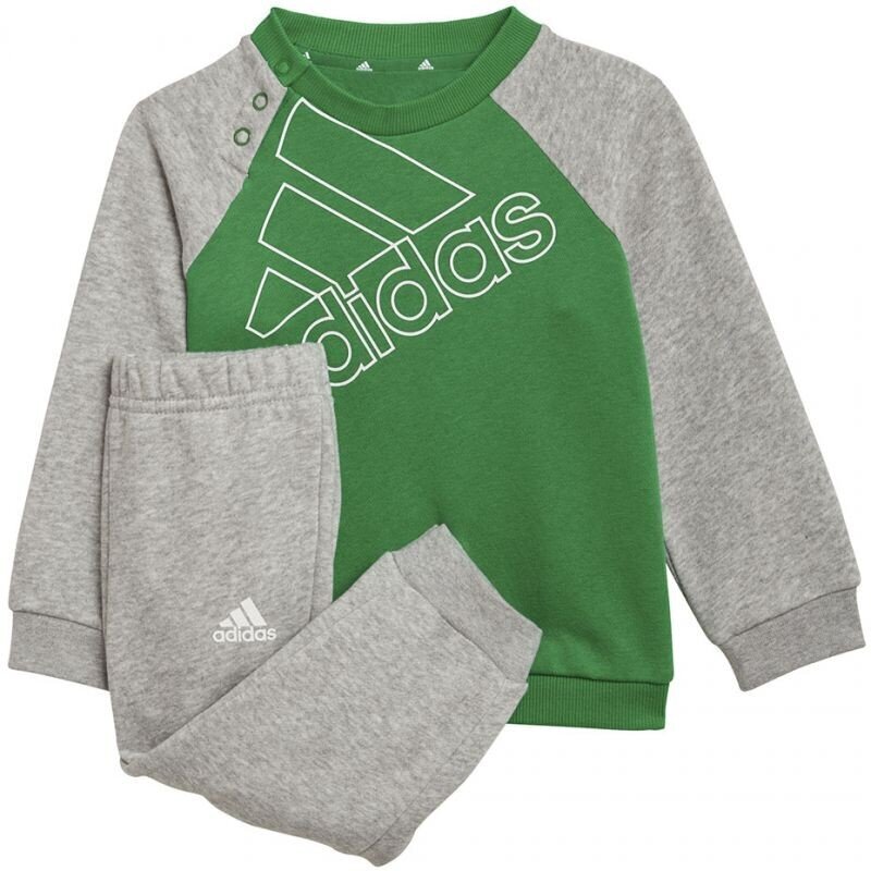 Sporta tērps bērniem - Adidas I Bl Fl Jog Grey Green cena un informācija | Komplekti zēniem | 220.lv