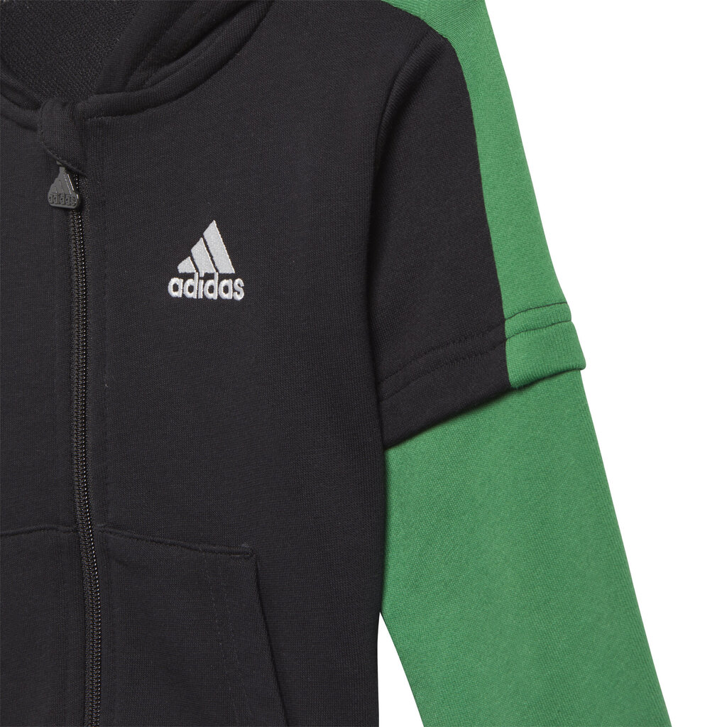 Sporta tērps zēniem - Adidas I Bold 49 Set Black Green цена и информация | Komplekti zēniem | 220.lv