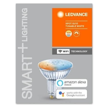 Viedā LED spuldze Ledvance Smart Spot GU10 5W 350lm cena un informācija | Spuldzes | 220.lv