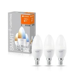 Viedā LED spuldze Ledvance Smart Candle E14 5W 470lm, 3 gab cena un informācija | Spuldzes | 220.lv