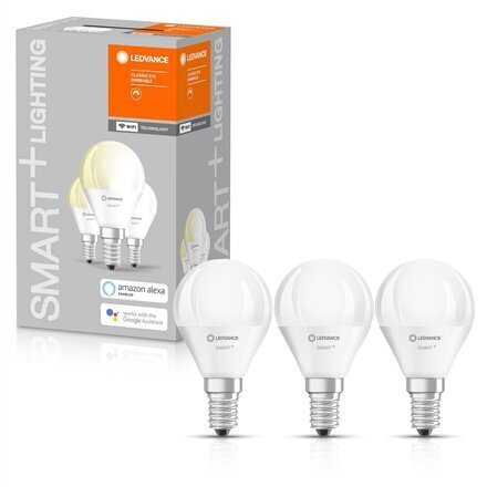 Viedā LED spuldze Ledvance Smart Mini bulb E14 5W 470lm, 3 gab цена и информация | Spuldzes | 220.lv