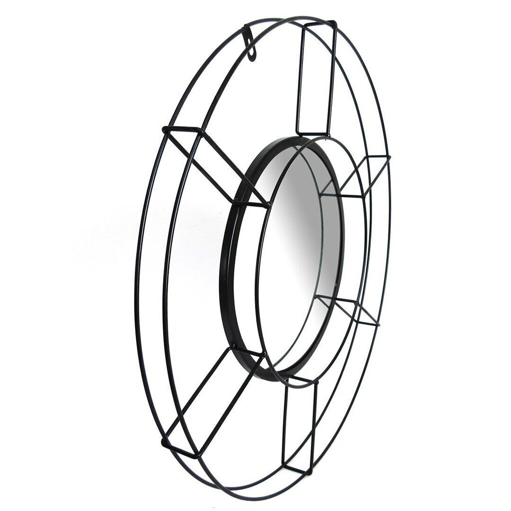 Spogulis Homede Tesia, 56x56, melns cena un informācija | Spoguļi | 220.lv
